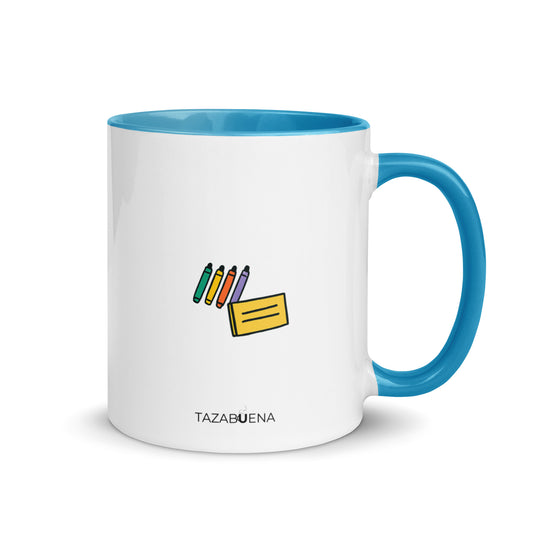 Detalle trasero colección RATÓN DE BIBLIOTECA, taza exclusiva Tazabuena