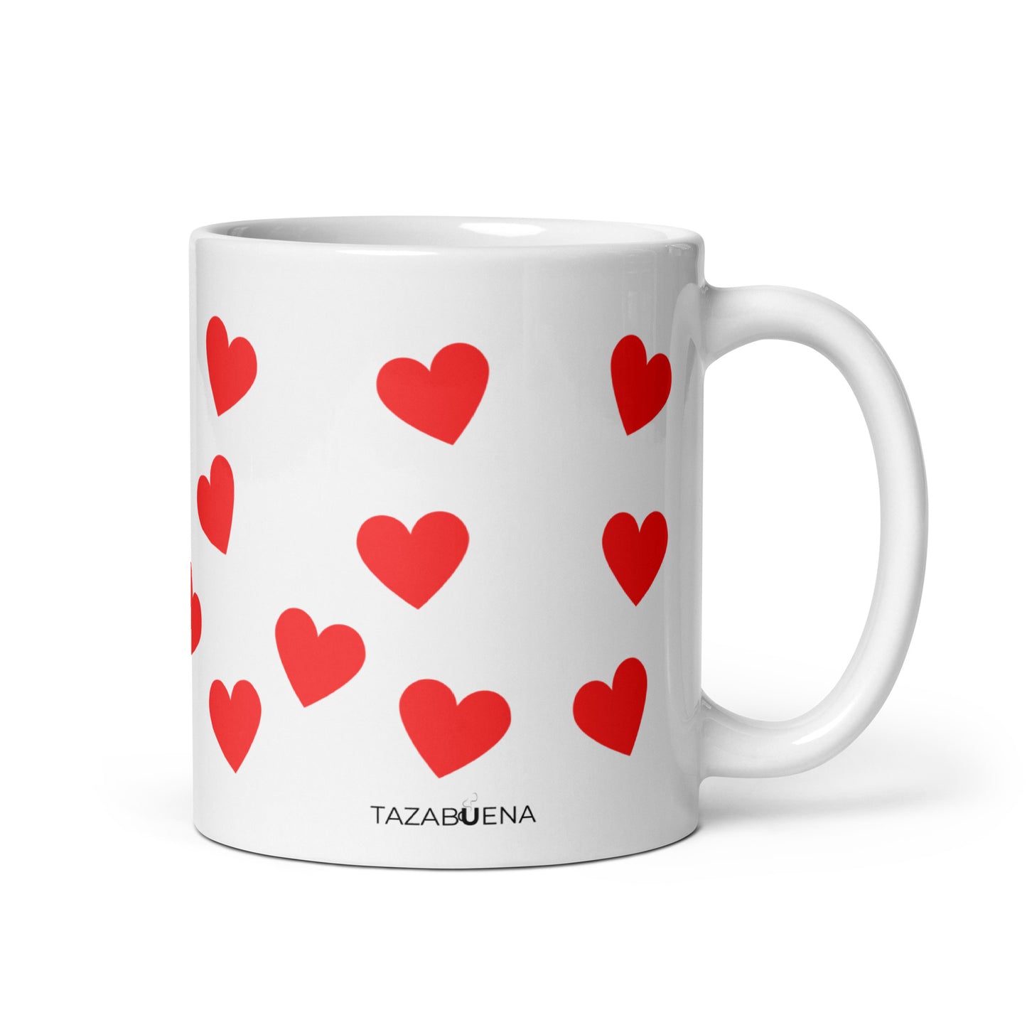 Detalle trasero colección AMOR VERDADERO, taza exclusiva Tazabuena