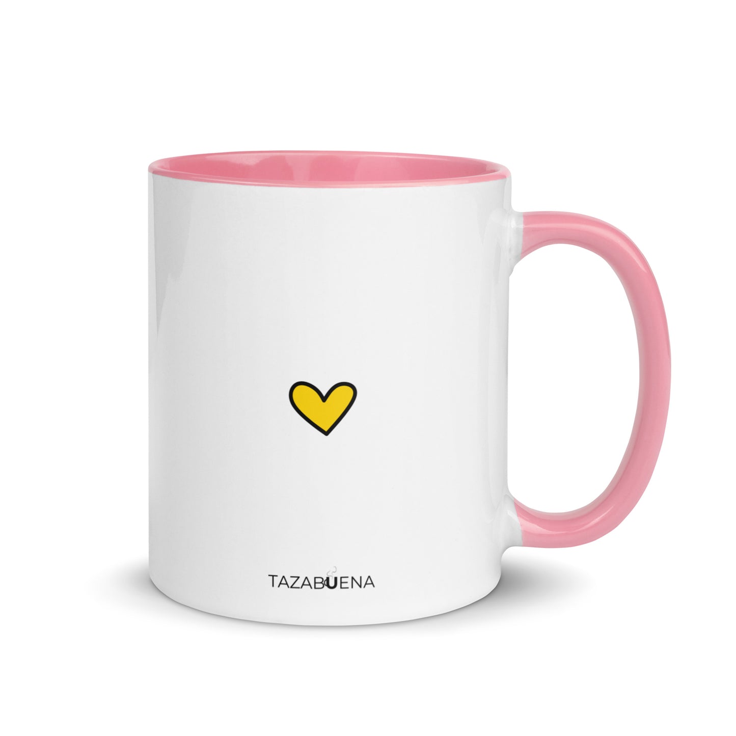 Detalle trasero colección AMOR VERDADERO, taza exclusiva Tazabuena