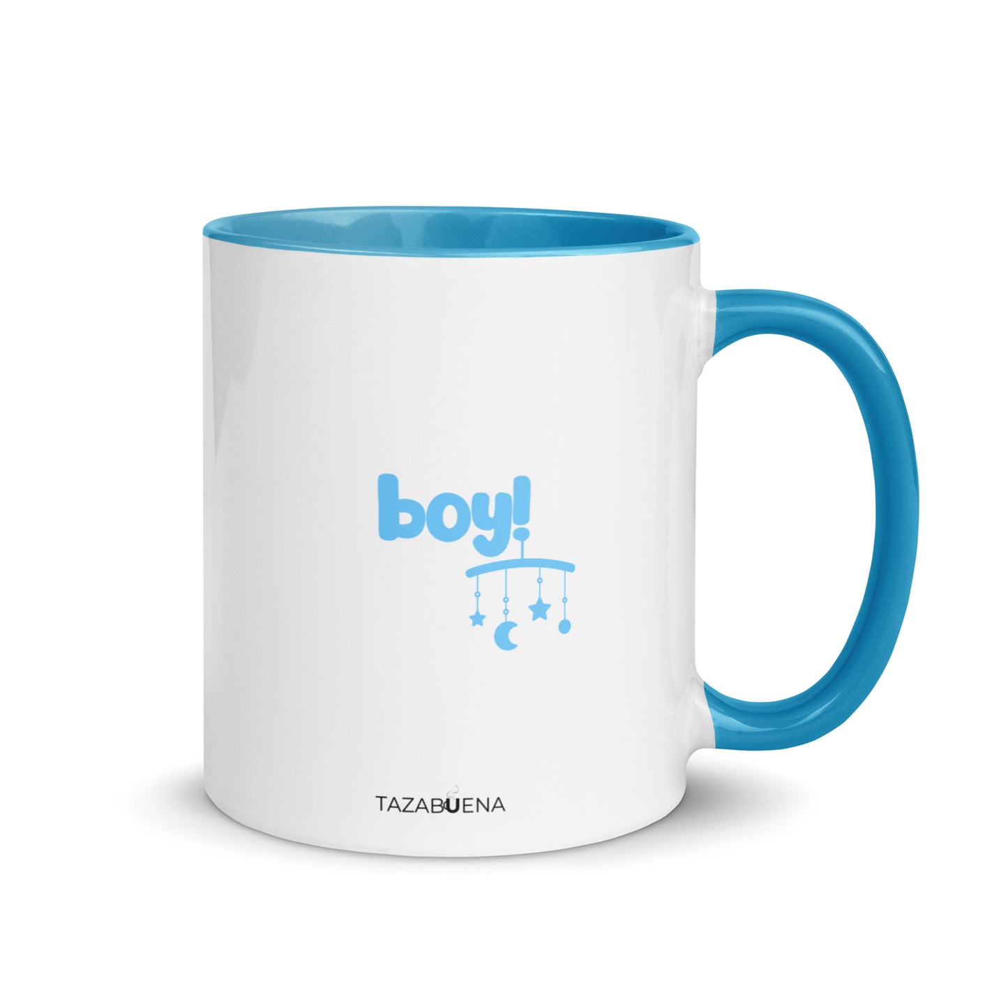 Detalle trasero colección BABY BOOM, taza exclusiva Tazabuena