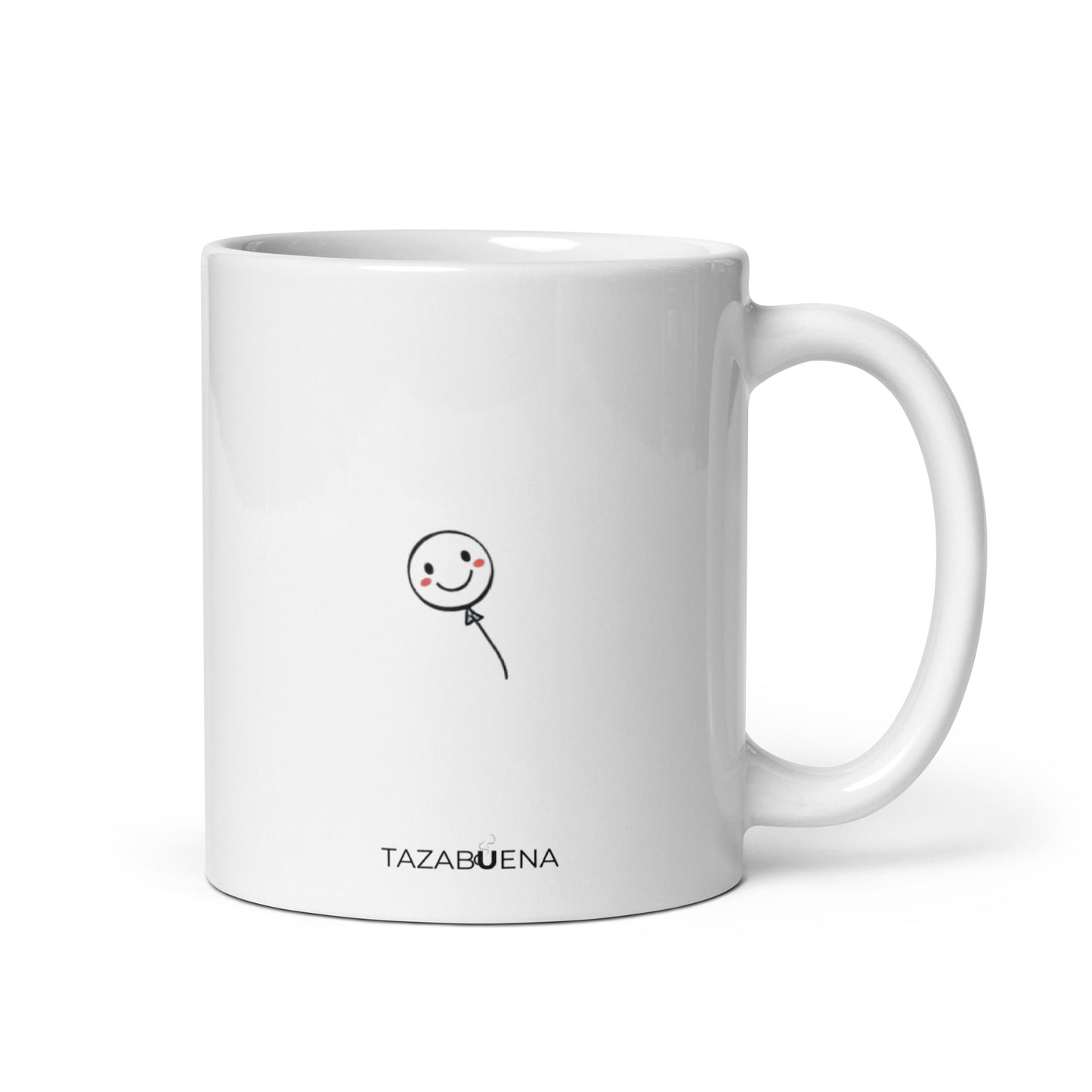 Detalle trasero colección LLUVIA DE CONFETI, taza exclusiva Tazabuena