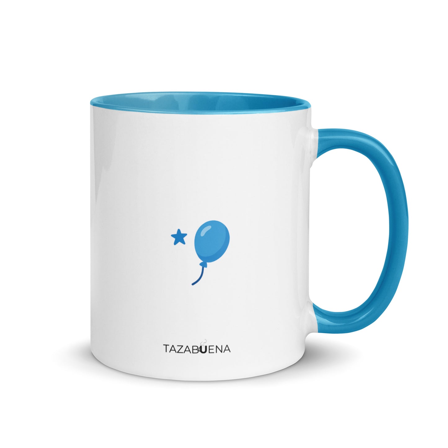 Detalle trasero colección LLUVIA DE CONFETI, taza exclusiva Tazabuena