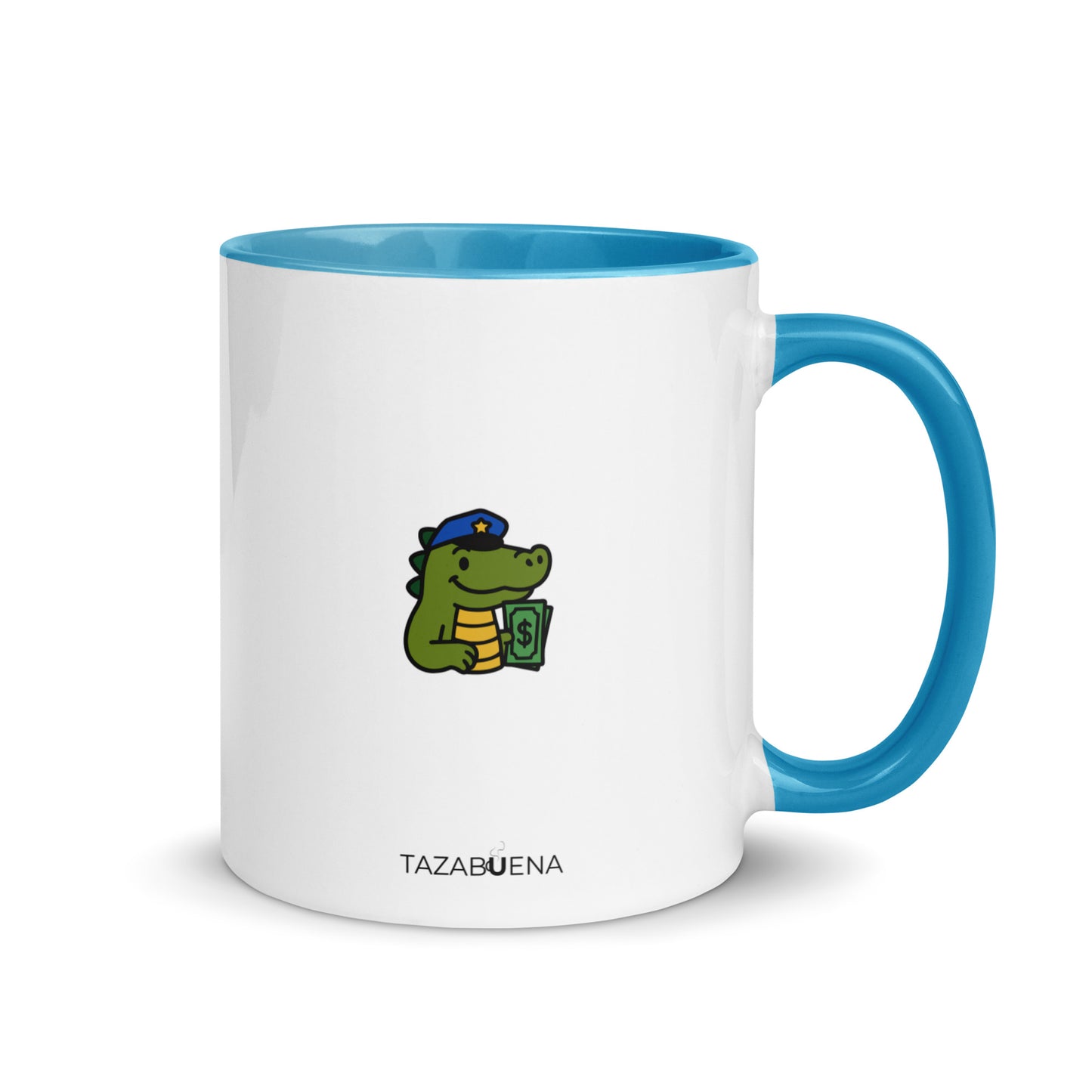 Detalle trasero colección COPS, taza exclusiva Tazabuena