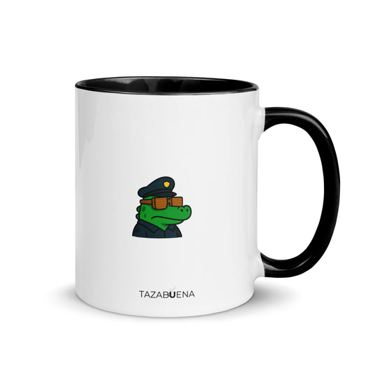 Detalle trasero colección COPS, taza exclusiva Tazabuena