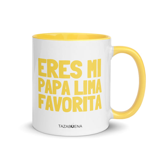 Detalle trasero colección COPS, taza exclusiva Tazabuena