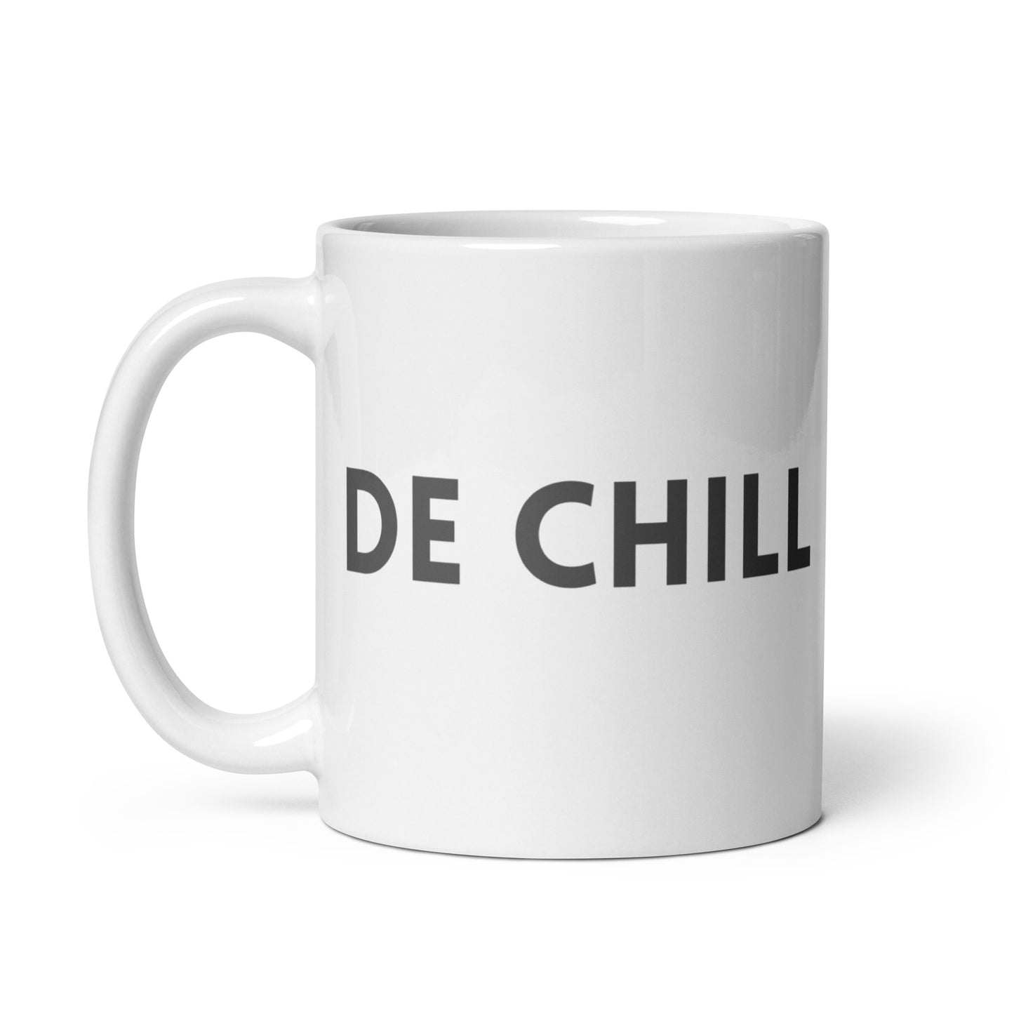 Taza con frase “De chill.” para adolescentes