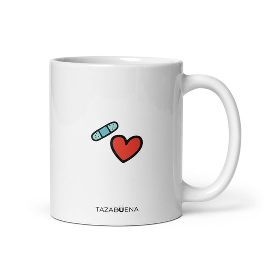 Detalle trasero colección CURA SANA, CULITO DE RANA, taza exclusiva Tazabuena