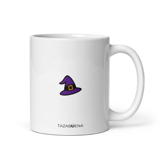 Detalle trasero colección MIEDO ME DAS, taza exclusiva Tazabuena