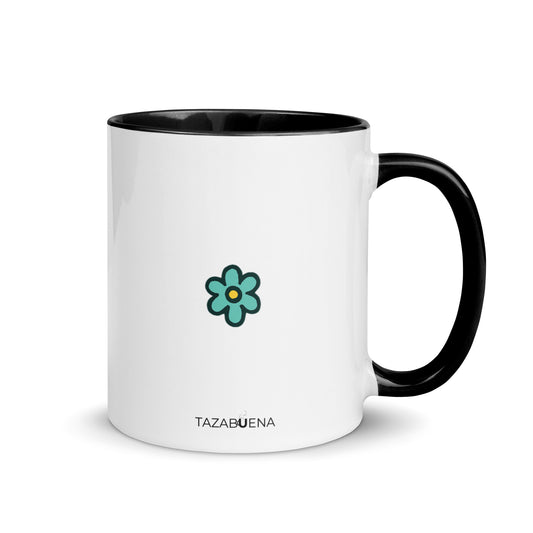 Detalle trasero colección FRASES DE AZUCARILLO, taza exclusiva Tazabuena