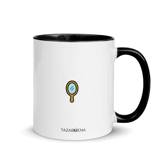Detalle trasero colección RIZANDO EL RIZO, taza exclusiva Tazabuena
