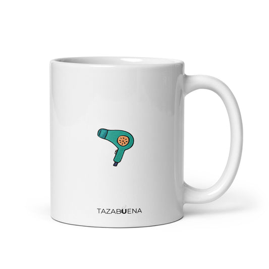 Detalle trasero colección RIZANDO EL RIZO, taza exclusiva Tazabuena