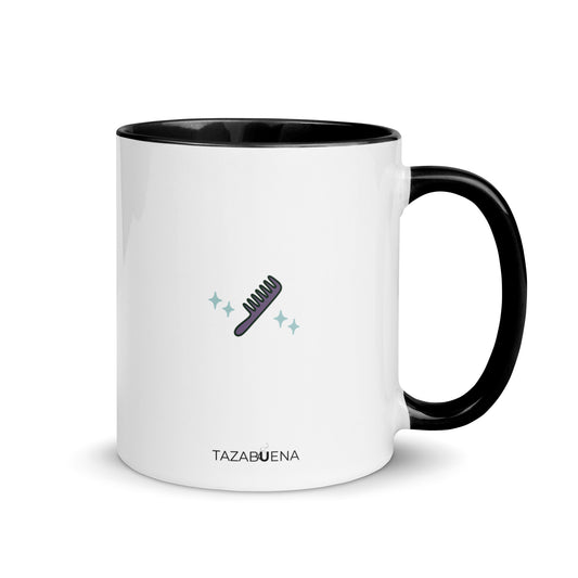Detalle trasero colección RIZANDO EL RIZO, taza exclusiva Tazabuena