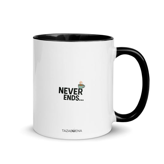 Detalle trasero colección THE PLAYLIST, taza exclusiva Tazabuena