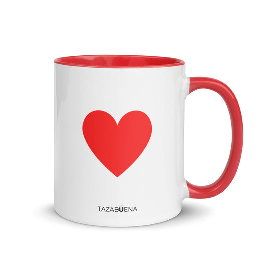 Detalle trasero colección JUEGA LA ROJA, taza exclusiva Tazabuena