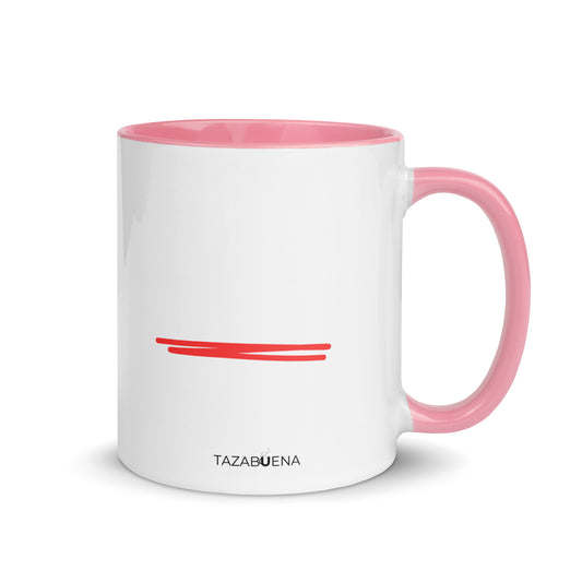 Detalle trasero colección TERAPIA CON AMOR, taza exclusiva Tazabuena