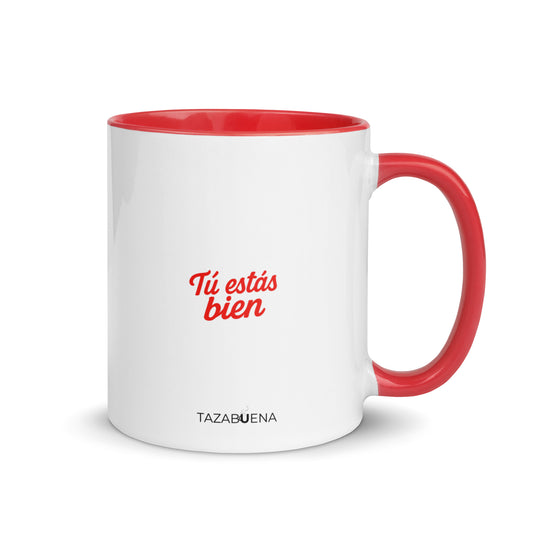 Detalle trasero colección TERAPIA CON AMOR, taza exclusiva Tazabuena