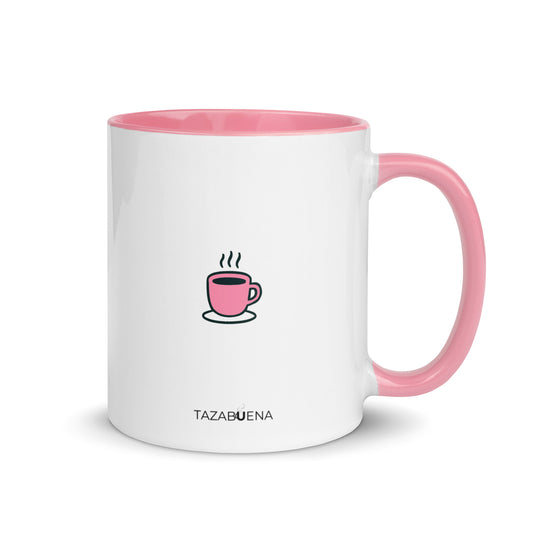 Detalle trasero colección COFFEE BREAK, taza exclusiva Tazabuena