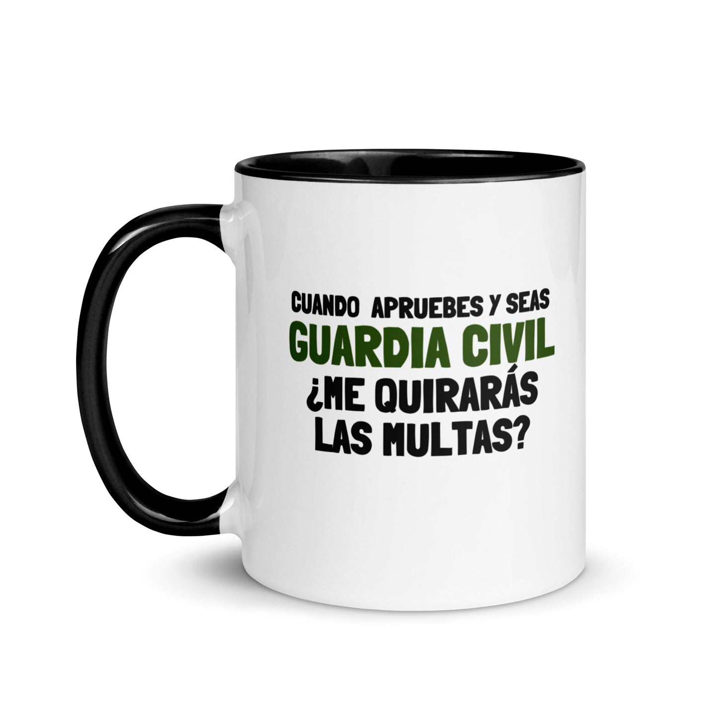 Cuando apruebes y seas Guardia Civil, ¿me quitarás las multas?