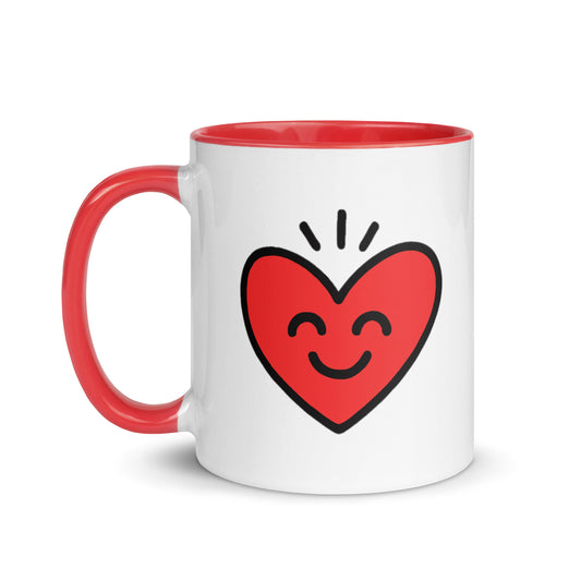 Taza con dibujo de “Corazón gigante” para parejas