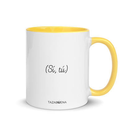 Detalle trasero colección AMOR VERDADERO, taza exclusiva Tazabuena