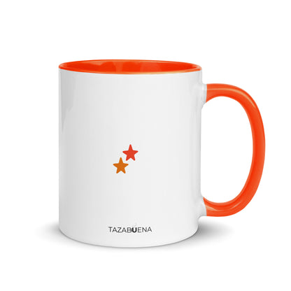 Detalle trasero colección LLUVIA DE CONFETI, taza exclusiva Tazabuena