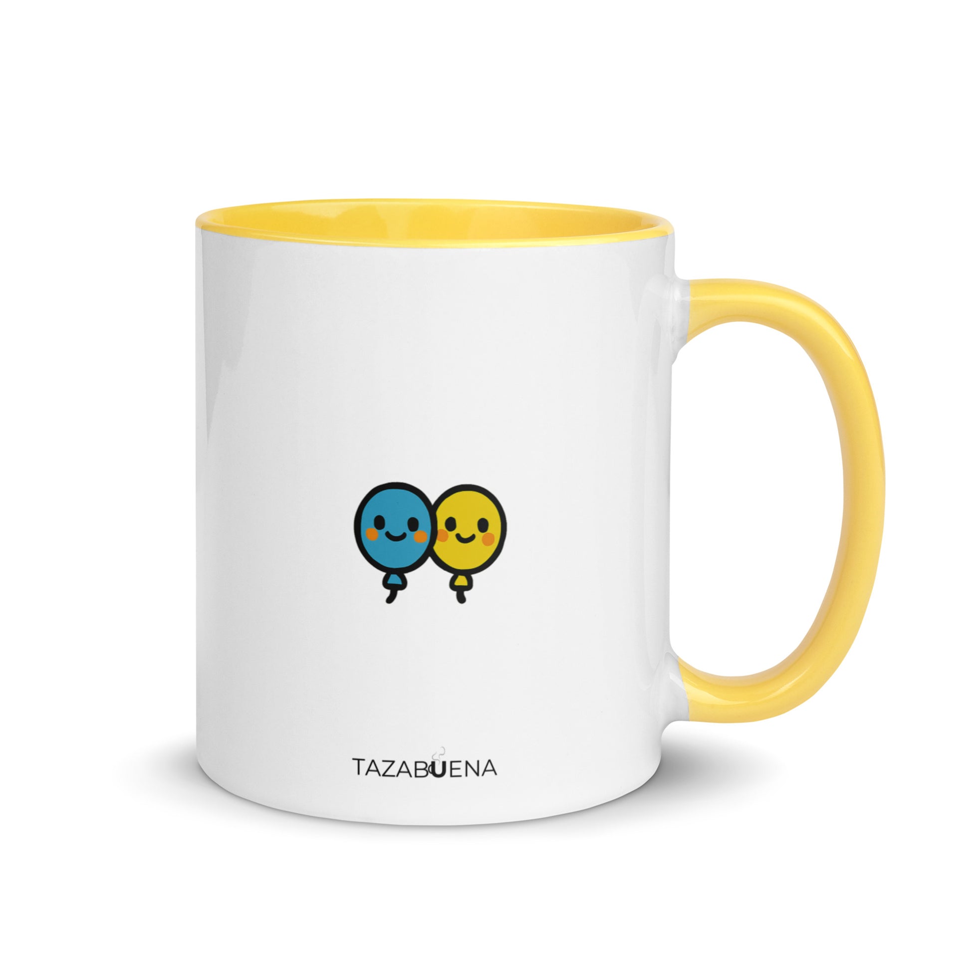 Detalle trasero colección LLUVIA DE CONFETI, taza exclusiva Tazabuena