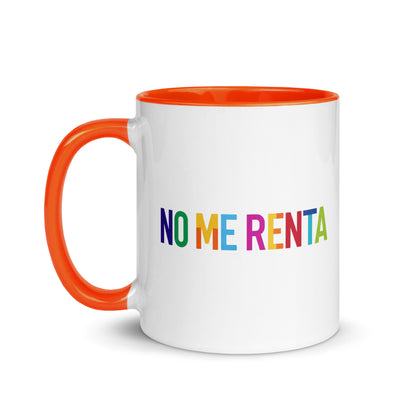 Taza con frase “Me renta – No me renta” para adolescentes
