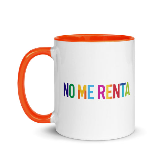 Taza con frase “Me renta – No me renta” para adolescentes