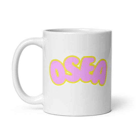 Taza con frase “Osea.” para adolescentes