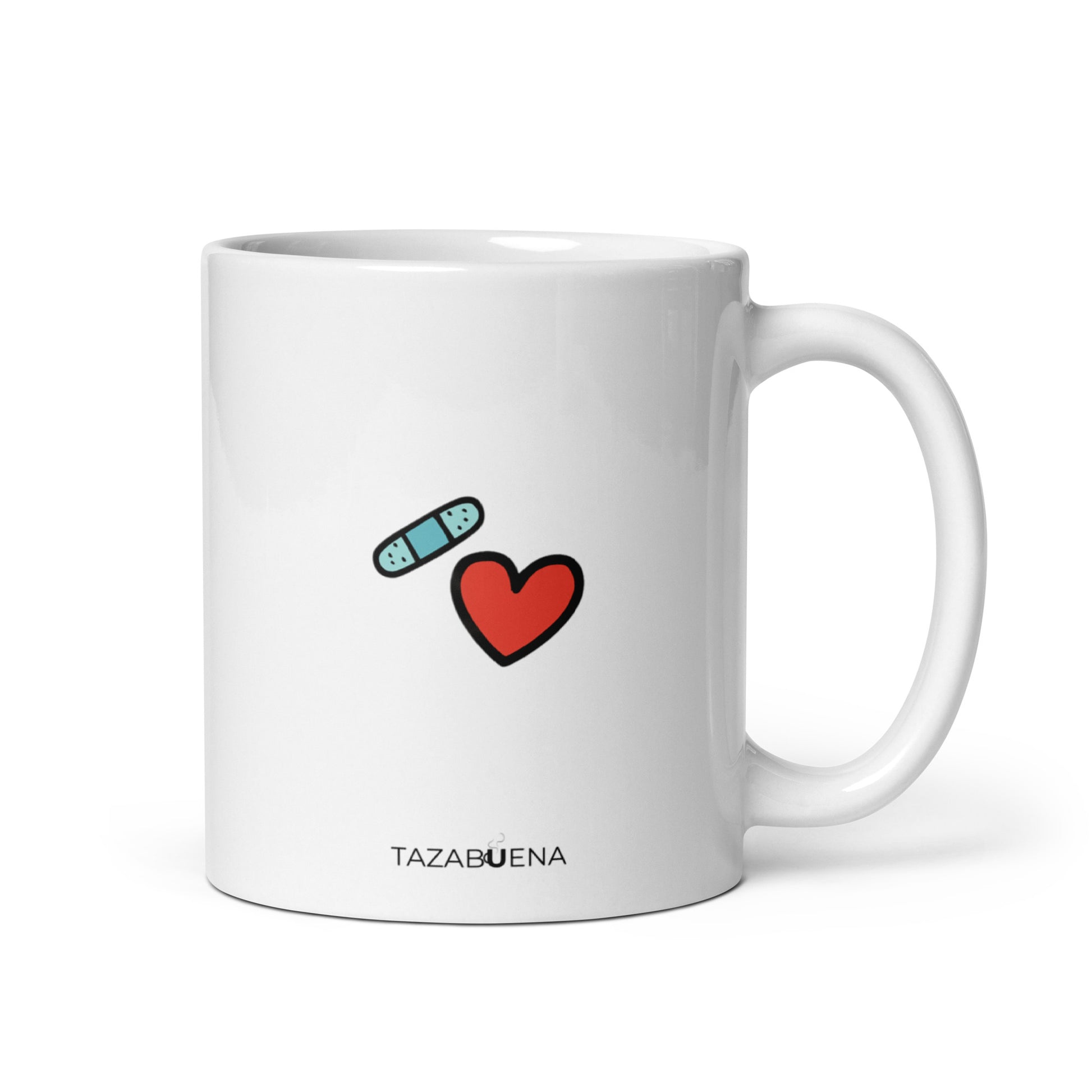 Detalle trasero colección CURA SANA, CULITO DE RANA, taza exclusiva Tazabuena