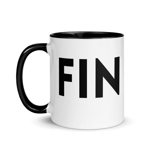 Taza con frase “FIN, The End.” para rupturas definitivas