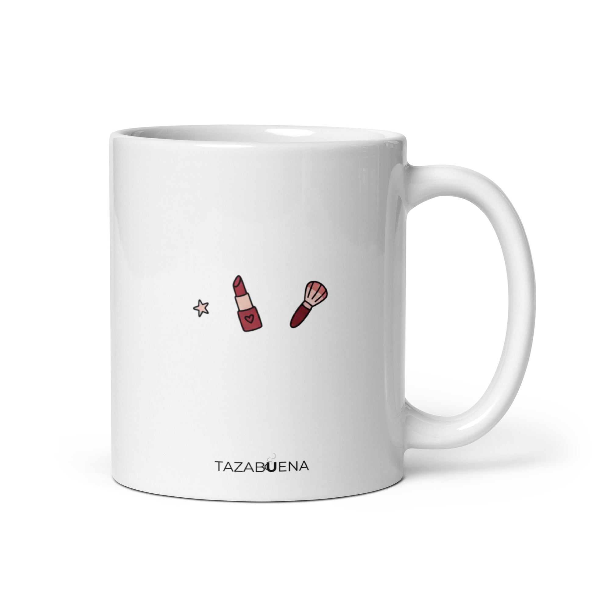 Detalle trasero colección PROMESA DE INFLUENCER, taza exclusiva Tazabuena