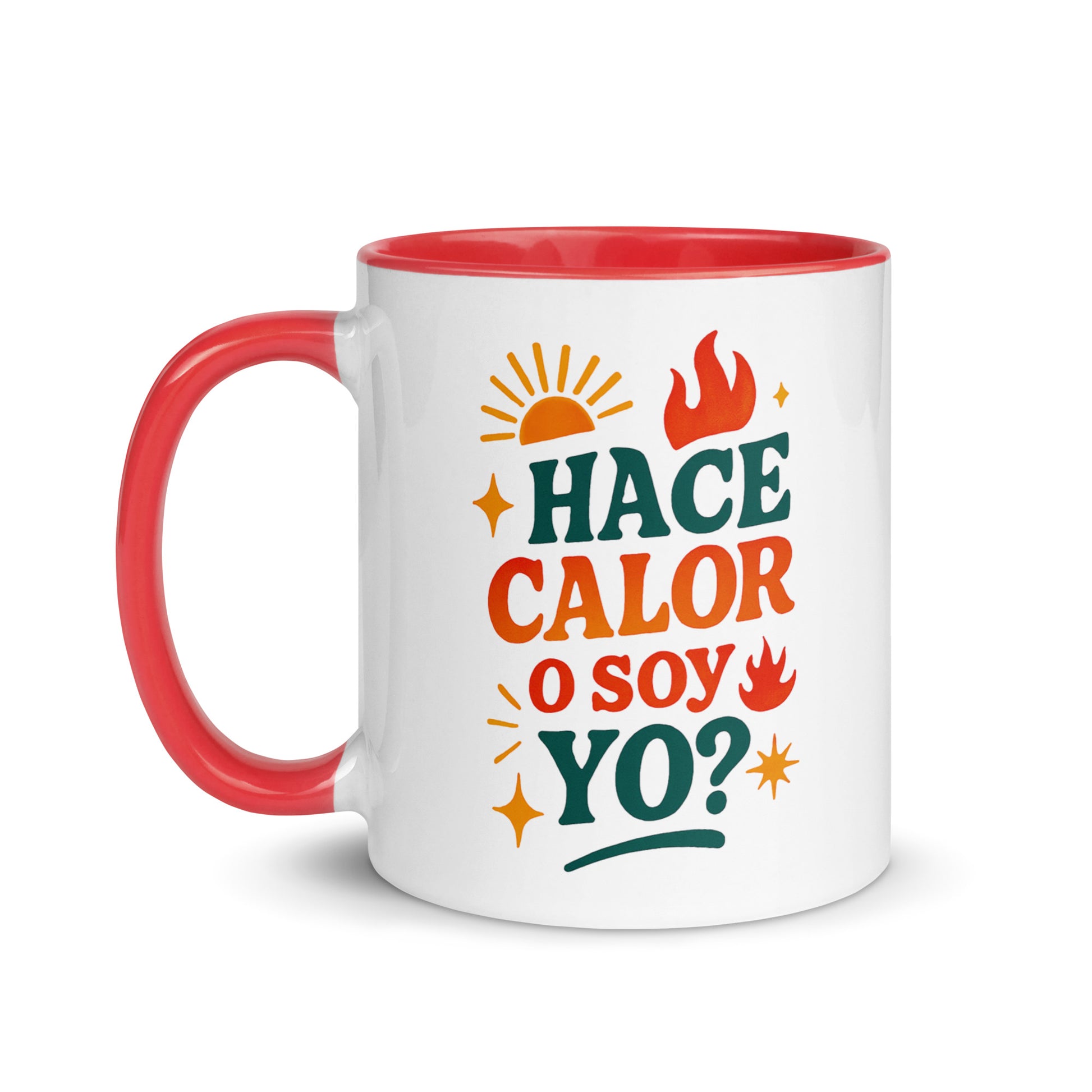 Taza con frase “¿Hace calor o soy yo?” para regalar a mayores de 50 con humor y encanto