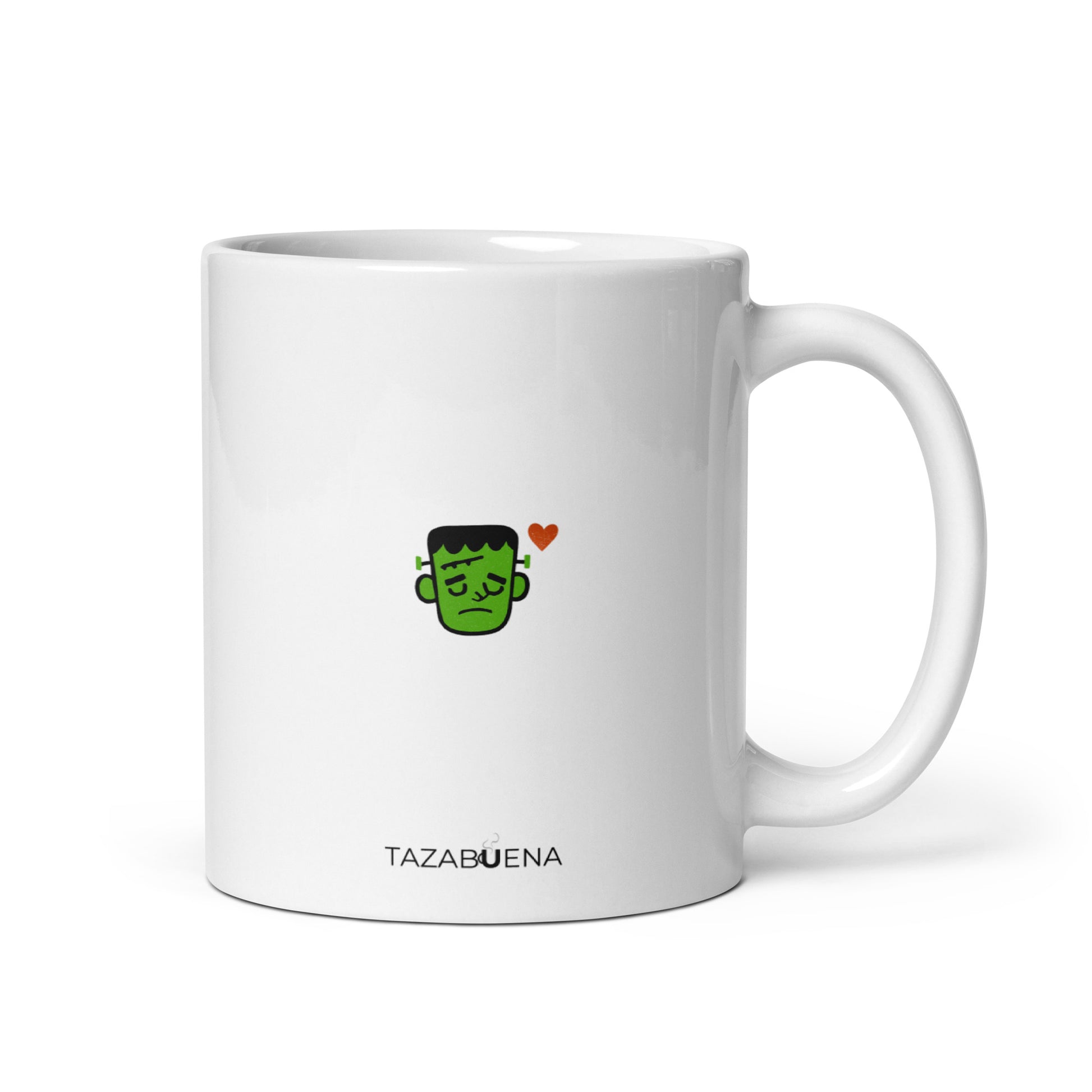 Detalle trasero colección MIEDO ME DAS, taza exclusiva Tazabuena