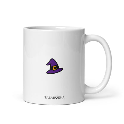 Detalle trasero colección MIEDO ME DAS, taza exclusiva Tazabuena
