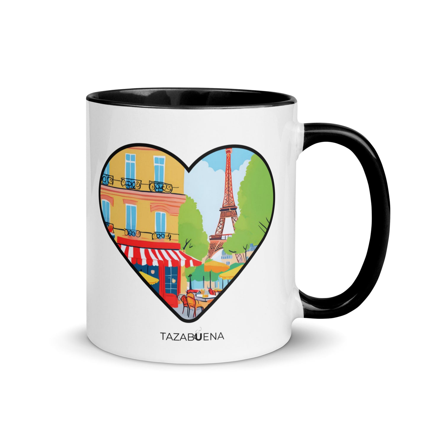 Detalle trasero colección DISFRUTONES POR EL MUNDO, taza exclusiva Tazabuena