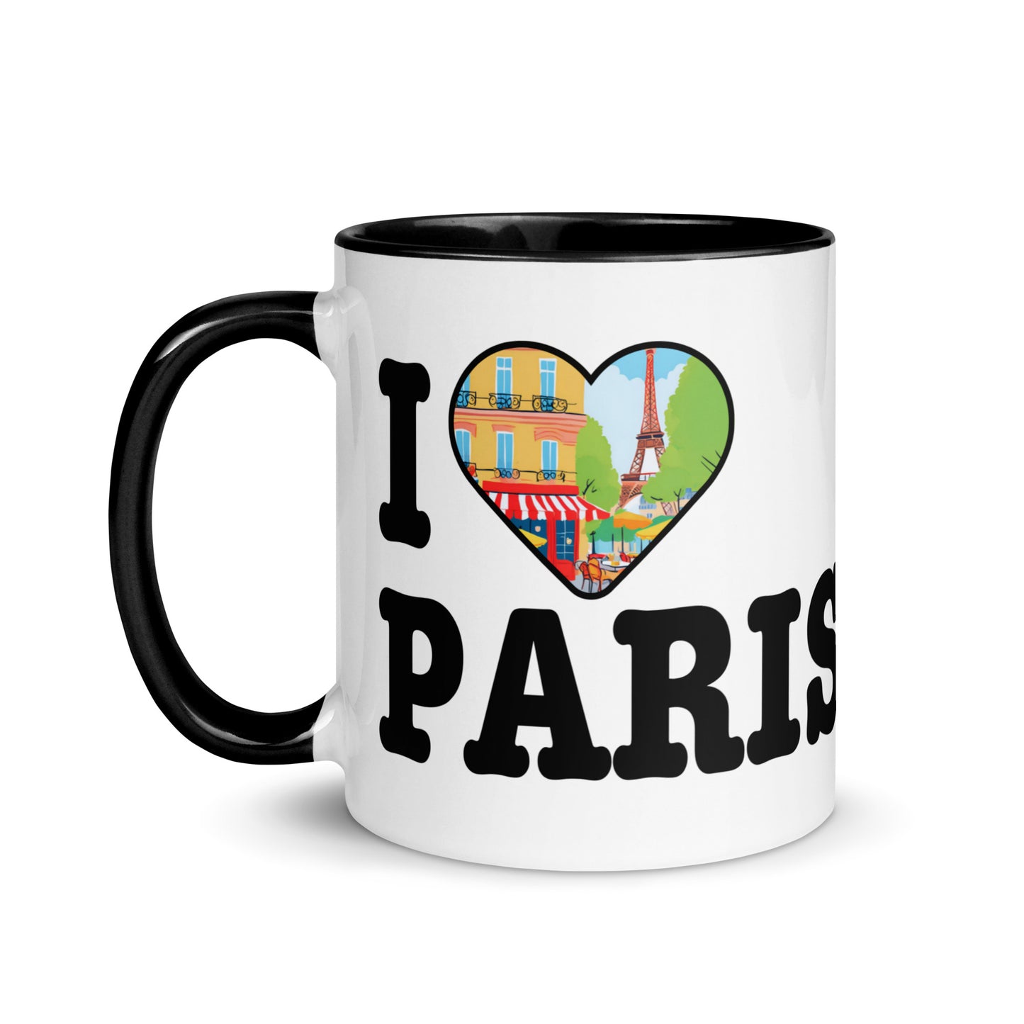 Taza con frase “I love Paris” para regalar a fans de la ciudad luz