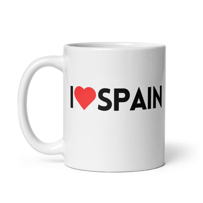 Taza con frase “I love Spain” para regalar a amantes de la cultura española