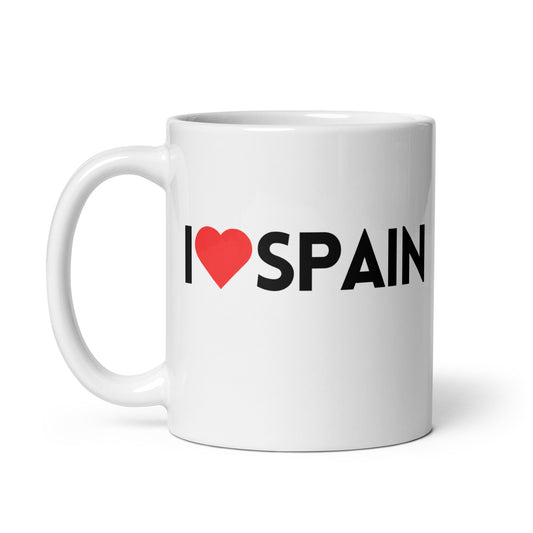 Taza con frase “I love Spain” para regalar a amantes de la cultura española