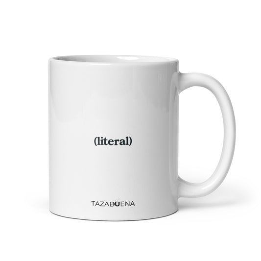 Detalle trasero colección CINCUENTA Y FABULOUS, taza exclusiva Tazabuena