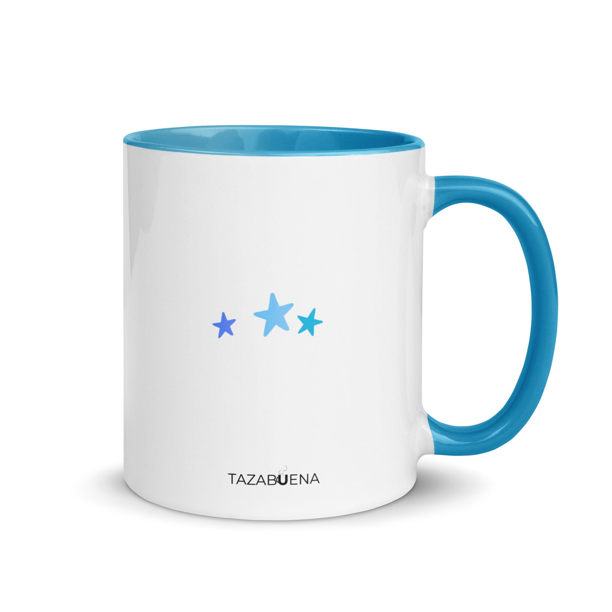 Detalle trasero colección TIENES UN MENSAJE, taza exclusiva Tazabuena
