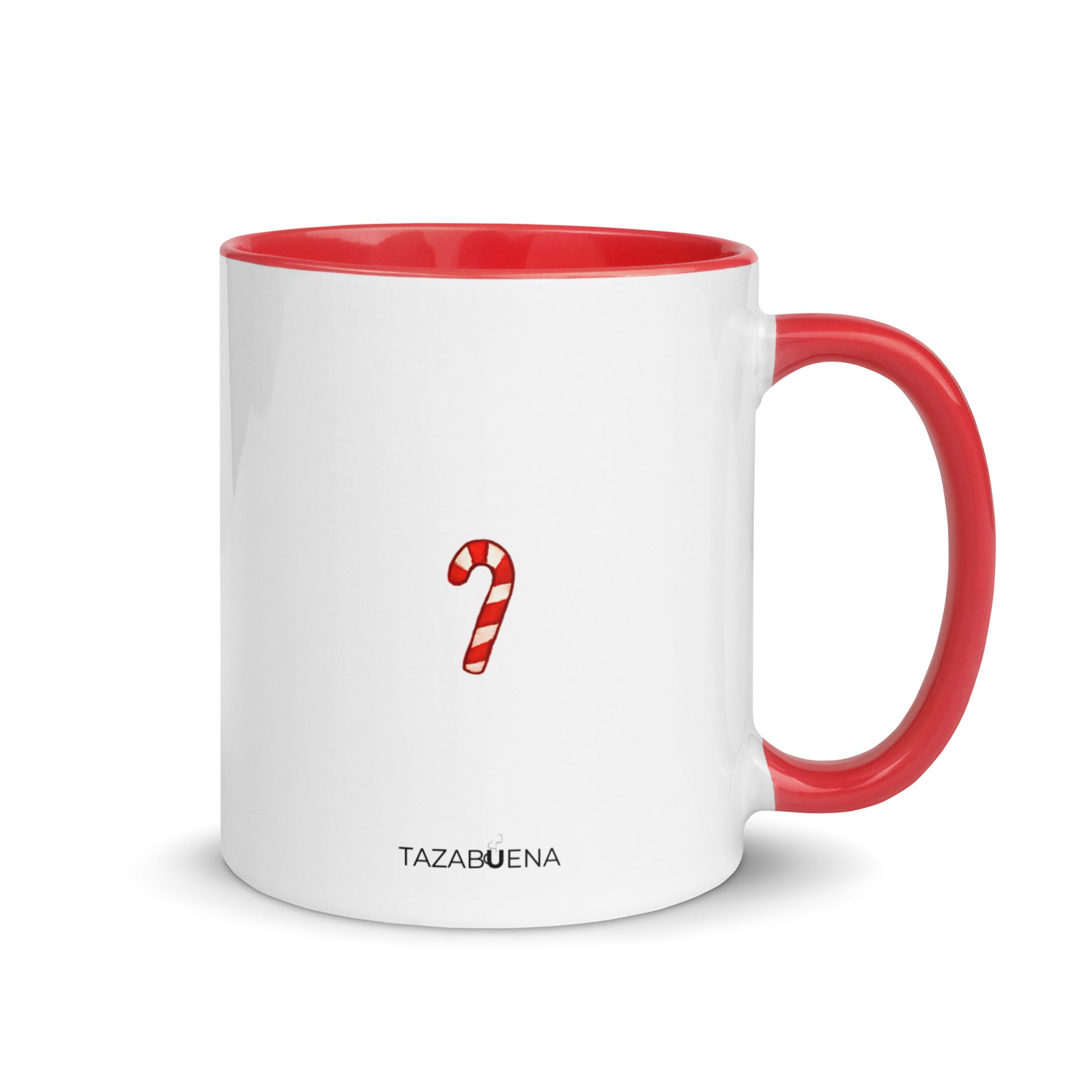 Detalle trasero colección ¡FELIZ POLVORÓN!, taza exclusiva Tazabuena