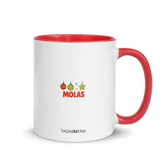 Detalle trasero colección ¡FELIZ POLVORÓN!, taza exclusiva Tazabuena