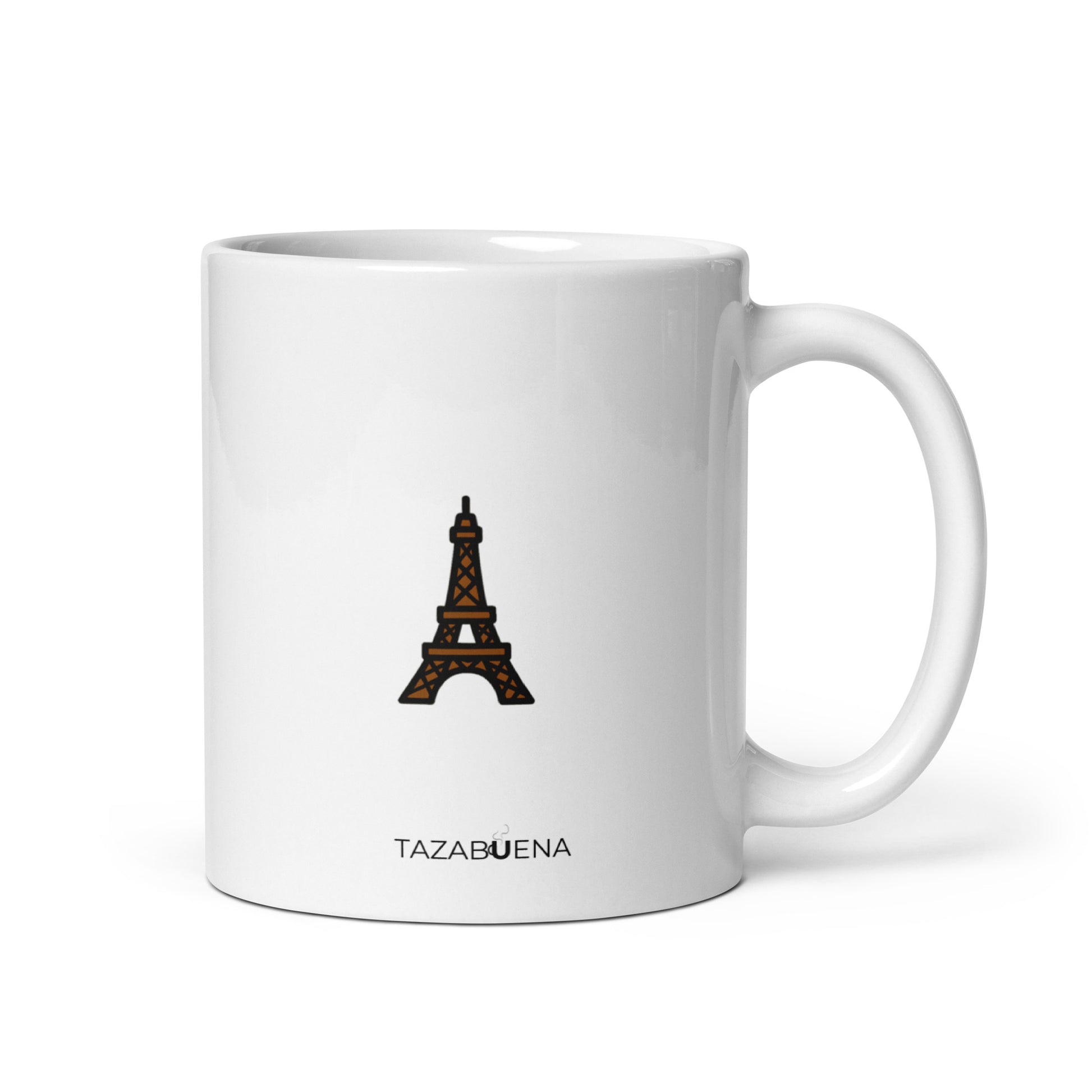 Detalle trasero colección DISFRUTONES POR EL MUNDO, taza exclusiva Tazabuena