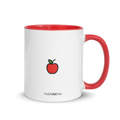 Detalle trasero colección PROFE CON ESTILO, taza exclusiva Tazabuena