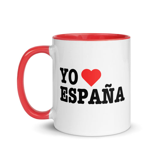 Taza con frase “Amo España” para hinchas de la selección