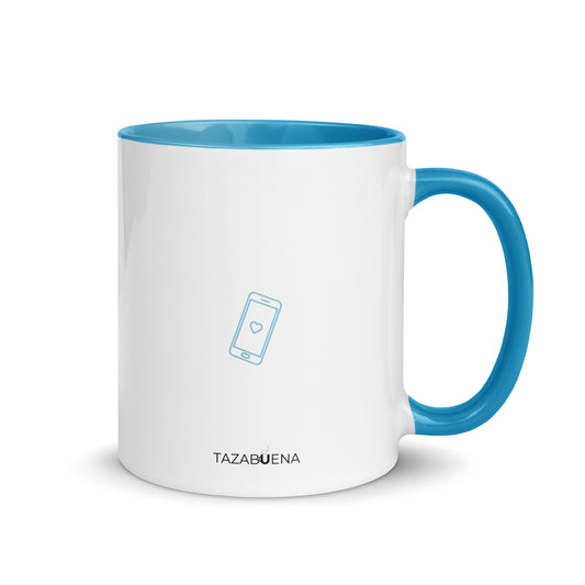 Detalle trasero colección PROMESA DE INFLUENCER, taza exclusiva Tazabuena